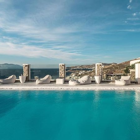 Mykonos Sea View Luxury Villa By Calypso Sunset Villas Mykonos Town Exterior photo