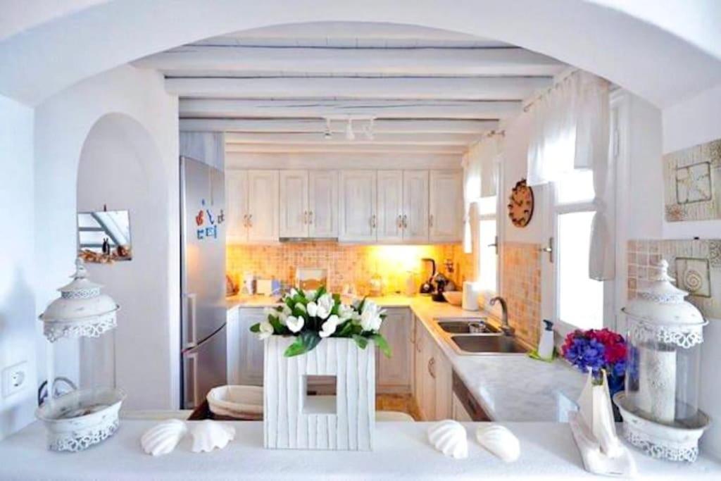 Mykonos Sea View Luxury Villa By Calypso Sunset Villas Mykonos Town Exterior photo