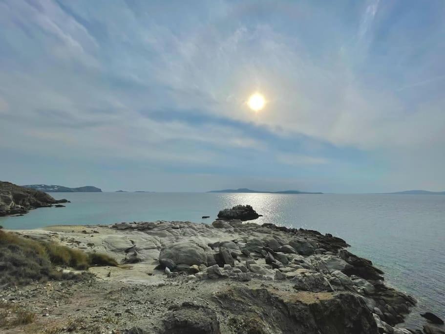 Mykonos Sea View Luxury Villa By Calypso Sunset Villas Mykonos Town Exterior photo